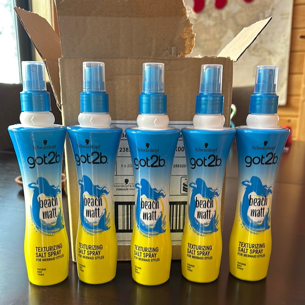Got2b Beach Matt Texturizing Salt Spray By Schwarzkopf- Mermaid Style - 5 NEW!
